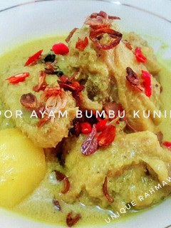 Foto resep Opor ayam bumbu kuning