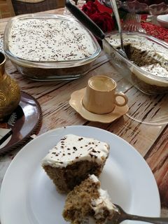 صورة لوصفة كيكة النسكافيه