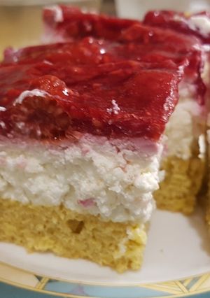 Málnás túrótorta IR-esen recept fotója