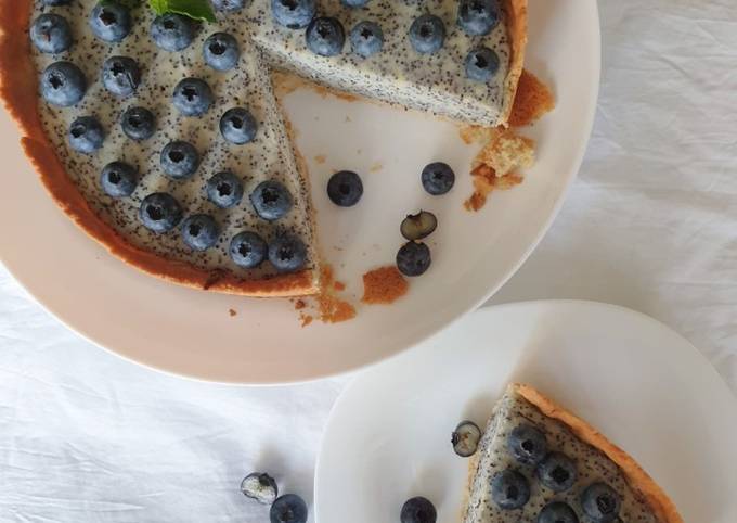 Творожно-маковый пирог — рецепт с фото пошагово