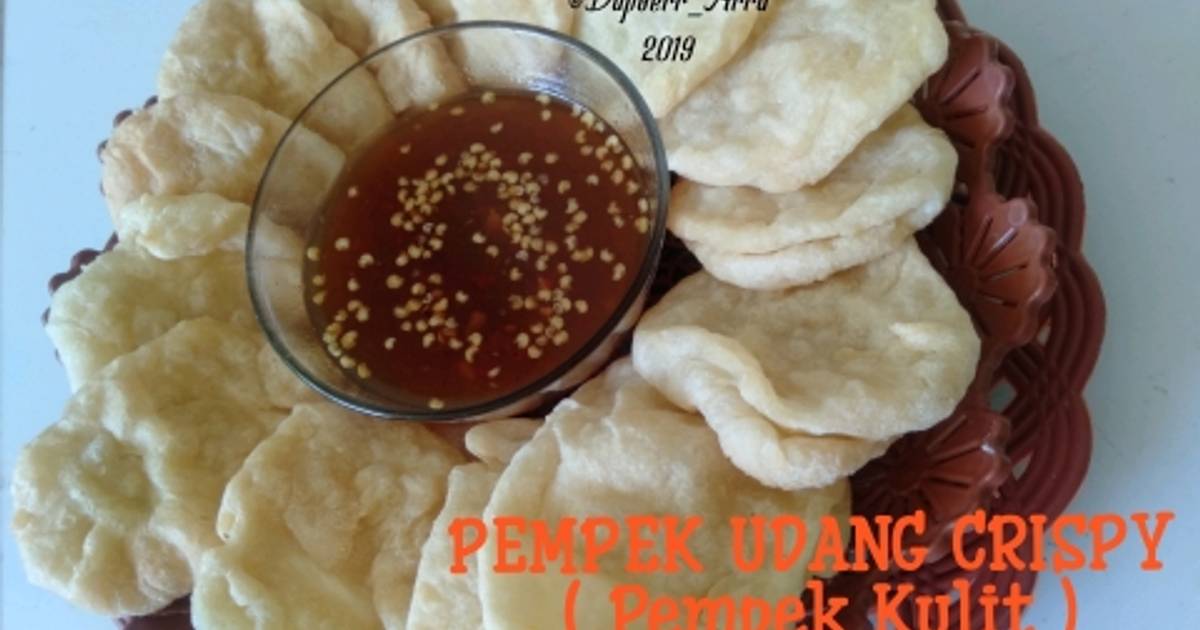 Resep Pempek Udang Crispy Pempek Kulit Oleh Dapoer Arra Cookpad