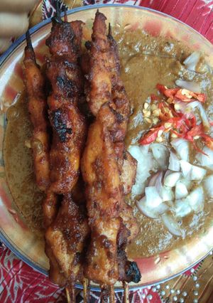 Foto resep Sate ayam homemade