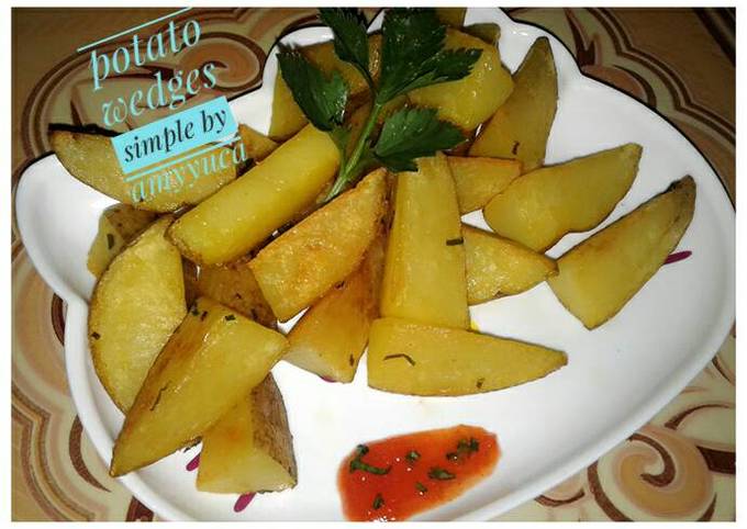 Bagaimana Membuat Potato wedges simple yang Enak Banget
