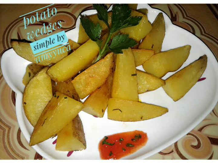 Bagaimana Membuat Potato wedges simple yang Enak Banget