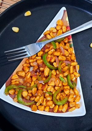 A picture of Hot and Sweet Chilli Sweetcorn.