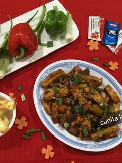 चिली पनीर(Chilli paneer recipe in hindi) रेसिपी मुख्य फोटो