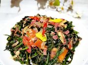 Gambar tumis pakis kecombrang