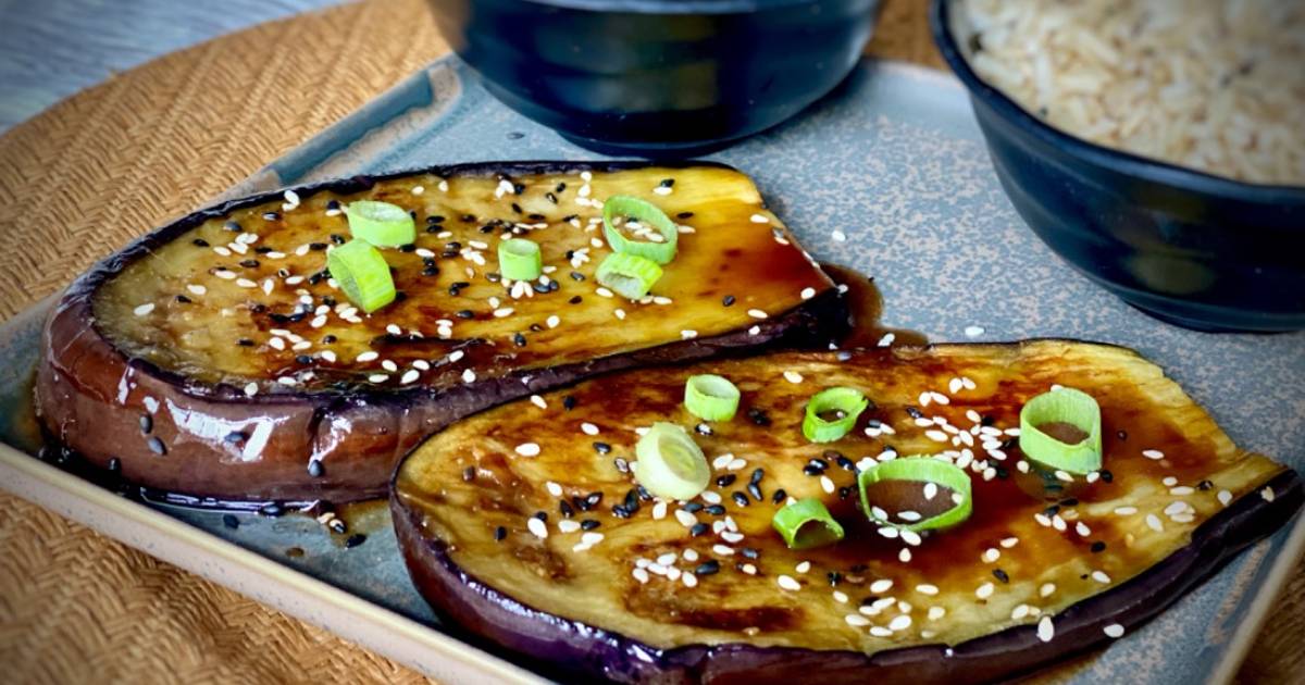 🇯🇵 NASU DENGAKU, Berenjenas Con Salsa De Miso Agridulce (Japón) Receta ...