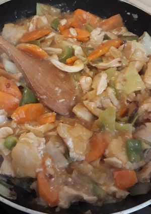 Szecsuáni csirke recept fotója