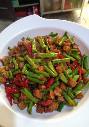 Foto resep Tumis kacang panjang