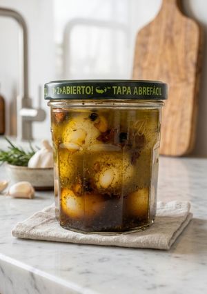Una foto de Huevos de Codorniz en Escabeche