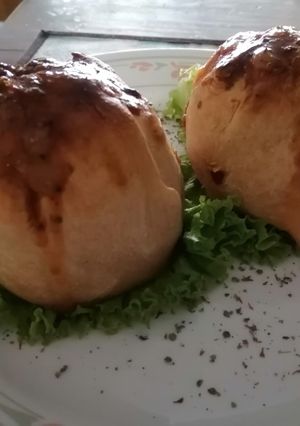 Una foto de Tomates rellenos sabor a pizza