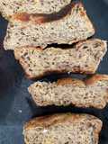 ขนมปังมันฝรั่งผสม flax seed