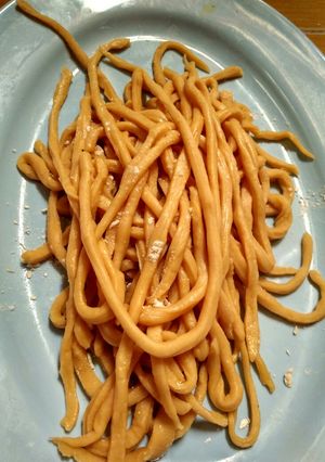 Foto resep Mie untuk mie ayam sehat dan enak (tanpa alat cetak mie)