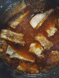 Una foto de Costillas de cerdo en salsa