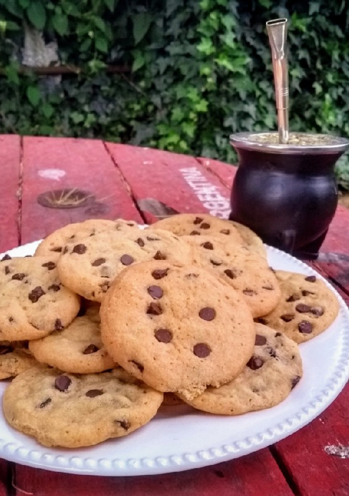 Una foto de Súper cookies con chips de chocolate