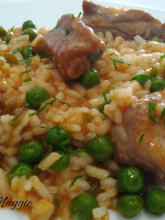 Una foto de Arroz con costilla de cerdo