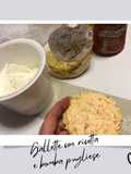 Gallette con ricotta e bomba pugliese