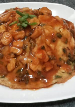Foto resep Fuyunghai with cola sauce