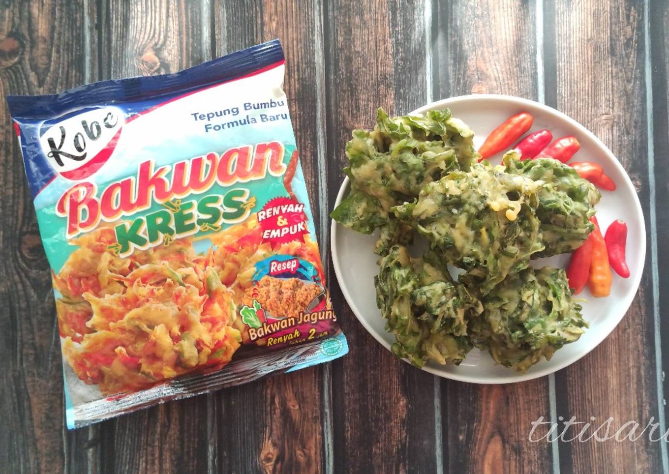 Resep Bakwan Bayam Kobe, Cara Asik Makan Sayur yang Enak