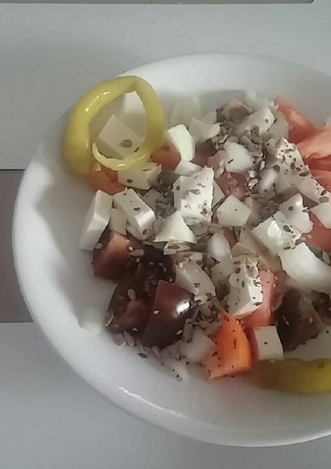 Una foto de Mini ensalada picantona