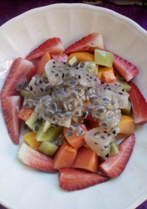 Una foto de Picada de frutas