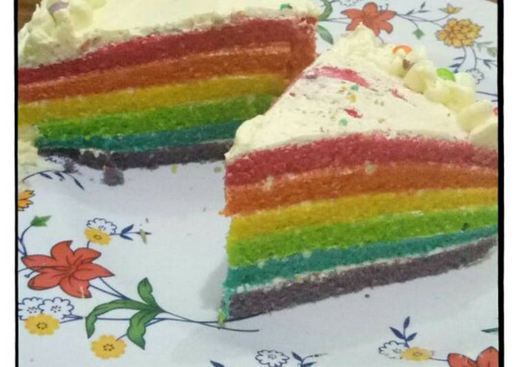 BIKIN NGILER! Begini Resep Rahasia Steaming Ep. 02 | Rainbow Cake Gampang Banget