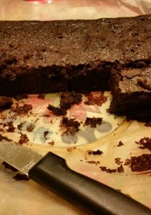 A picture of Flourless Dark Fudge.