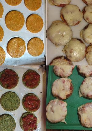 Una foto de Pizzitas de Zanahoria para Niños (y para todos)