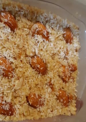 A picture of Dodh ka halwa.