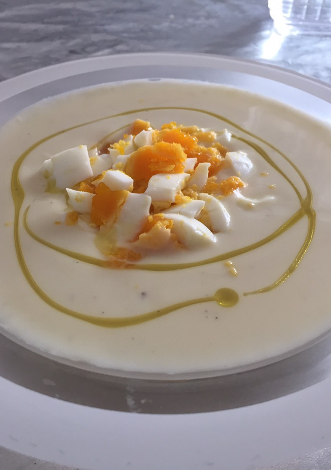 Una foto de Puré de coliflor