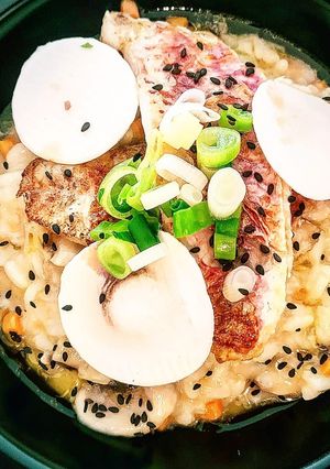 Une photo de Risotto de rougets