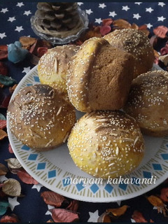 عکسی از دستور نان مافین خرمایی با خمیر جادویی