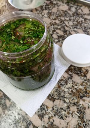 Una foto de Berenjenas en escabeche como hacía mi abuela!