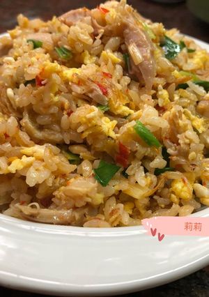 Foto resep Nasi goreng simple 簡單炒飯