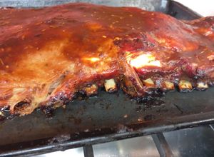 Una foto de Pechito de cerdo a la barbacoa