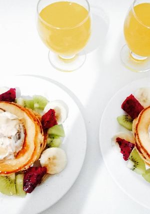 Foto resep Pancake ceria ala mamirica