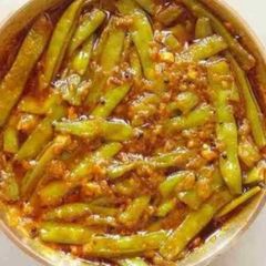Guar shahi sabzi A picture of Guar shahi sabzi.