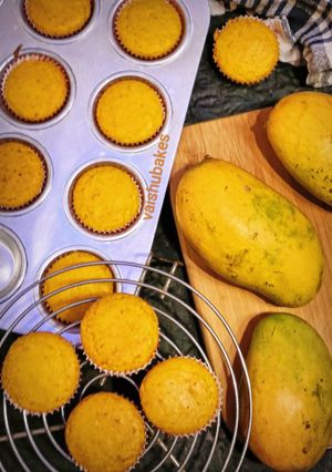A picture of Mango Muffins (Eggless).
