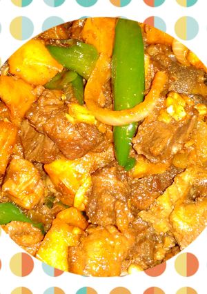 Foto resep Sapi goreng mentega #kita berbagi