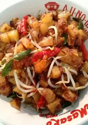 Foto resep Oseng Kentang Kornet Rawit