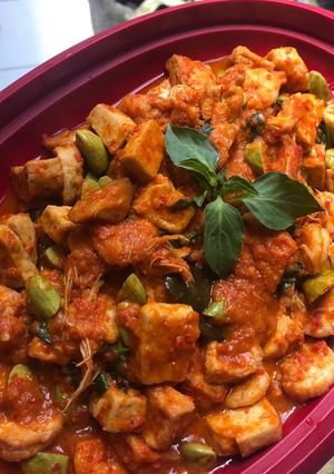 Foto resep Balado Udang Tahu