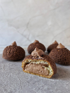 Foto resep Choux au Craquelin (Chocolate and salted Caramel)