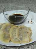 Gyozas de verduras con salsa de soja