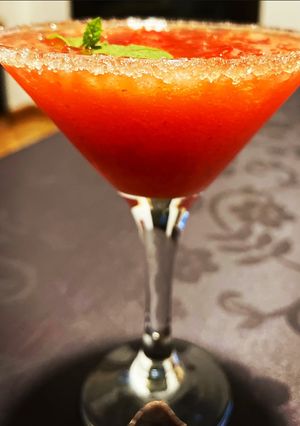 Una foto de Daiquiri de fresa 🍓 🍓🍓🍓
