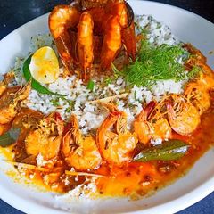 A picture of Prawn malai curry.
