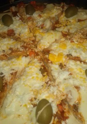 Una foto de Pizza "A mi manera"