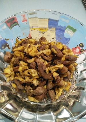 Foto resep Orak - arik telor & daging babi (non halal)