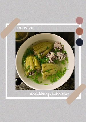 Hình của món Canh khổ qua nhồi thịt.