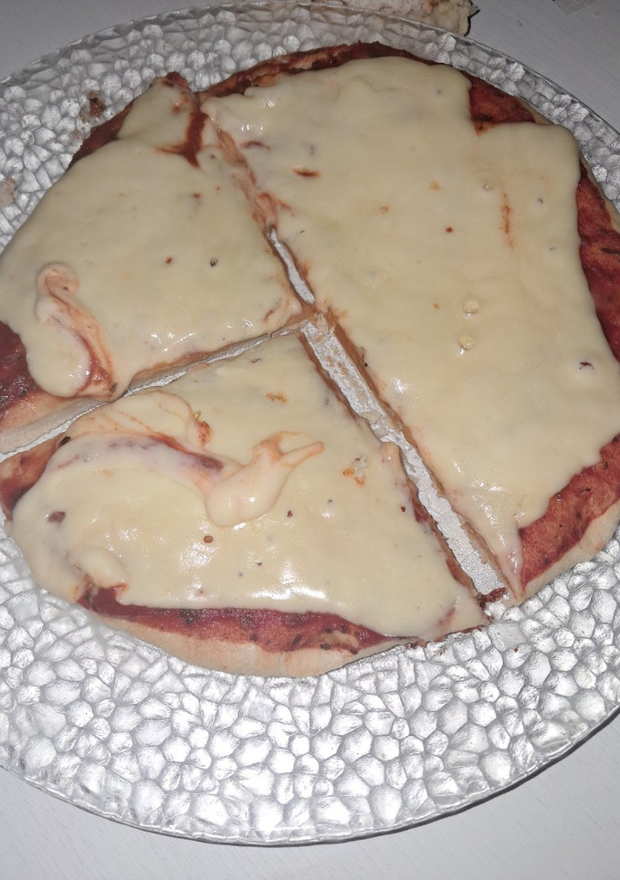 Una foto de Pizza al sartén